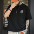 Vintage Indian Print T-Shirt – Black Cotton Loose Fit Summer Tee